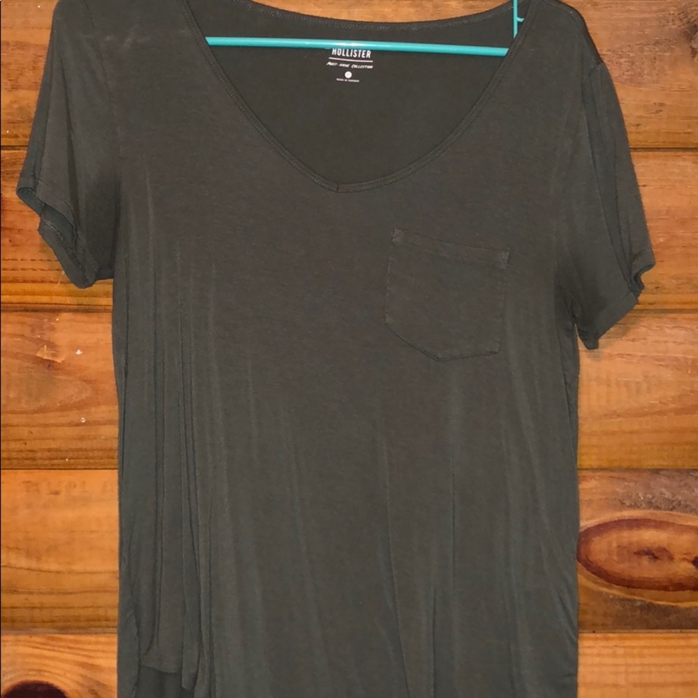 Olive green Hollister shirt size small